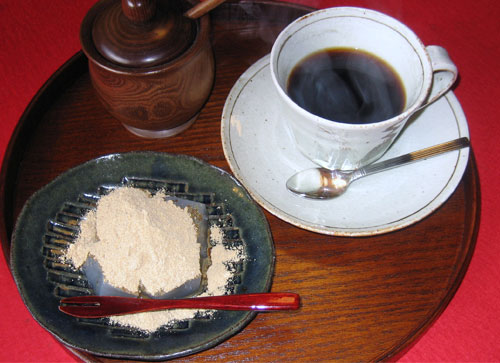 わらびもち＆コーヒ/紅茶